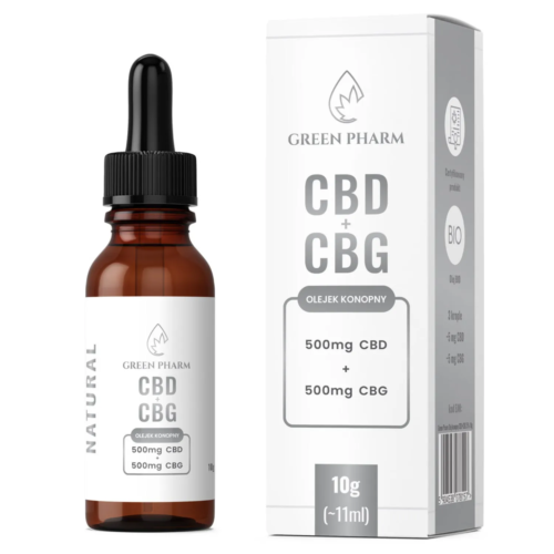Olejek konopny CBG+CBD 5% Full Spectrum 10g (~11ml)