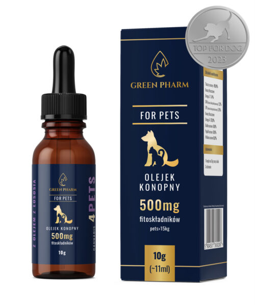Olejek konopny Animals CBD 5% 11ml CBD dla zwierząt