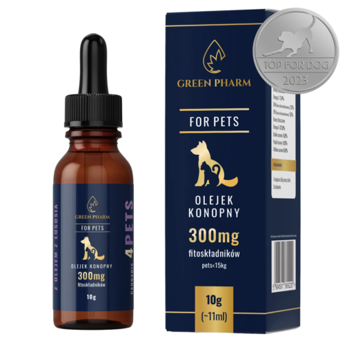 Olejek konopny Animals CBD 3% 11ml CBD dla zwierząt