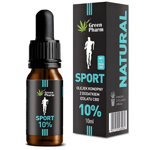 Olejek 10% CBD+MCT Sport Pure Isolate 10ml