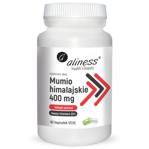 Shilajit – Mumio himalajskie 400mg 90 kapsułek Vege