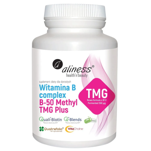 Witamina B Complex B-50 Methyl TMG Plus 100 kapsułek