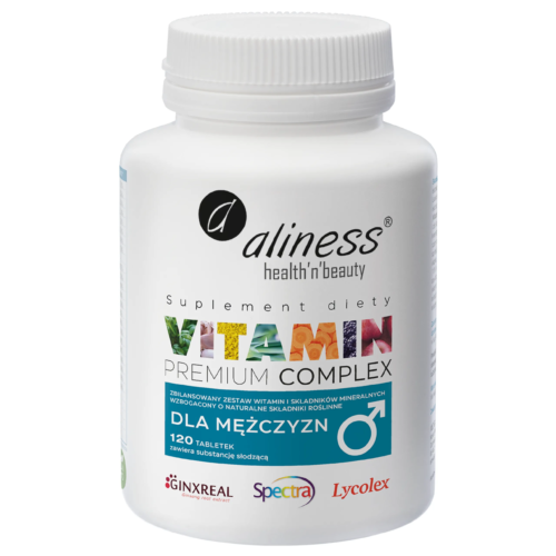 Premium Vitamin Complex dla mężczyzn 120 tabletek Vege