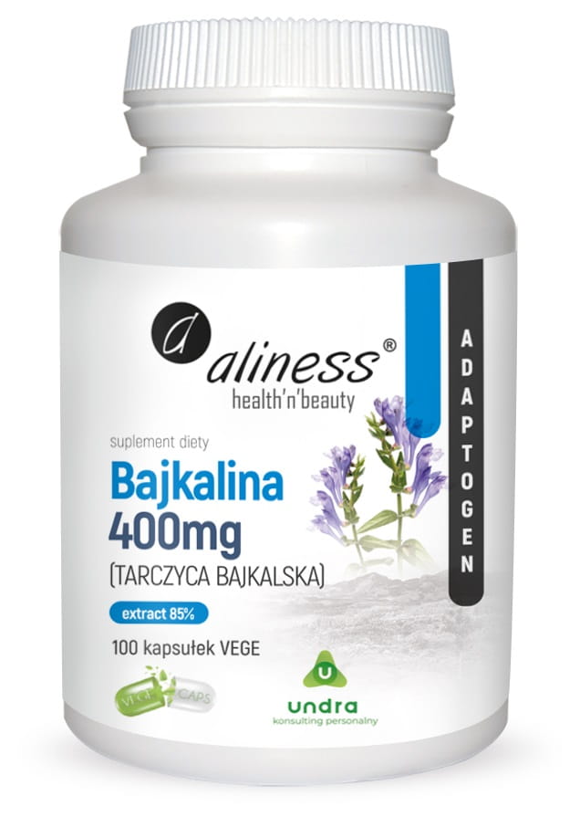 Bajkalina (Tarczyca bajkalska) Extract 85% 400mg