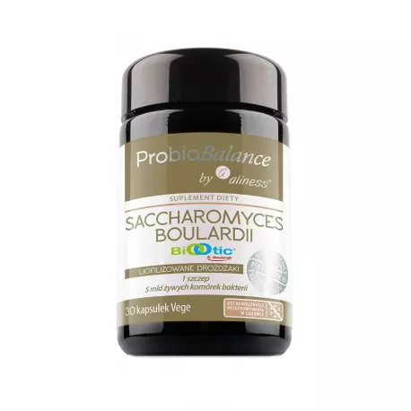 ProbioBALANCE Probiotyk Saccharomyces Boualardii 30 kapsułek Vege- Aliness