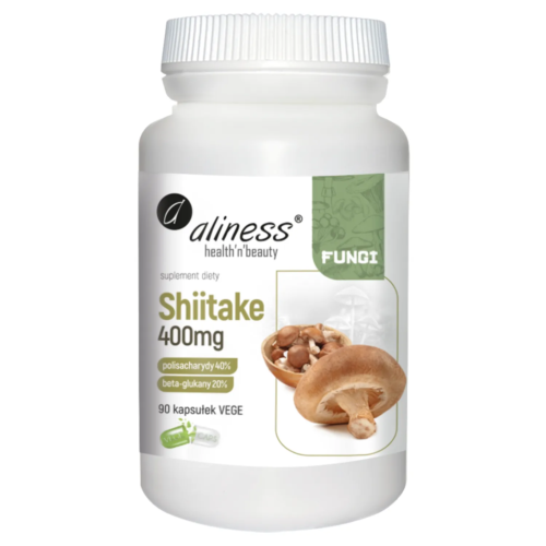 Shiitake ekstrakt 40/20, 400mg x 90 Vege caps.