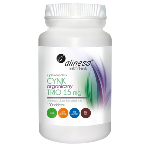 Cynk Organiczny Trio 15 mg x 100 tabletek