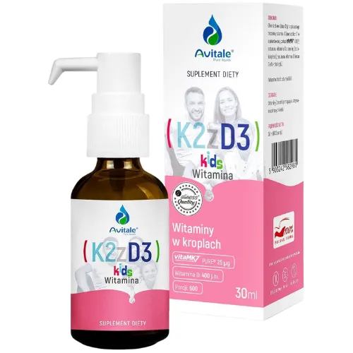 Avitale, Witamina K2 z D3 KIDS 30ml