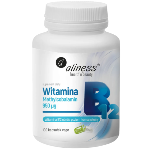 Witamina B12 Methylcobalamin 950 µg x 100 kaps.