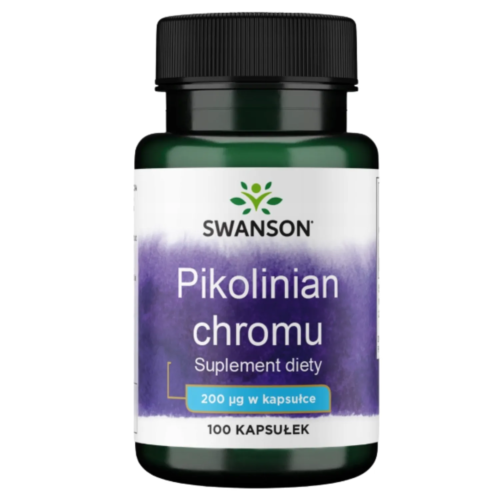 Swanson Pikolinian Chromu 200mcg/100kaps