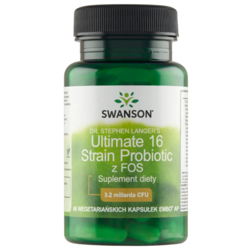 Swanson Ultimate Probiotyk 16 szczepów/60 kapsułek